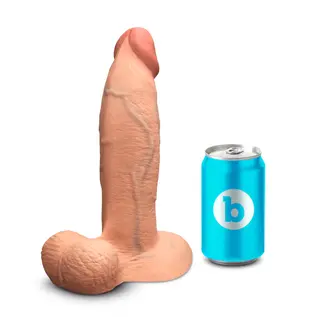 b-vibe canada Slipskin 9" Realistic Girthy Dildo