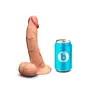 b-vibe canada Slipskin 8" Realistic Curved Dildo