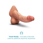 b-vibe canada Slipskin 8" Realistic Curved Dildo
