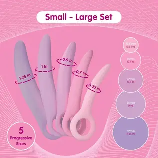 Curved Dilators - 5pc Set