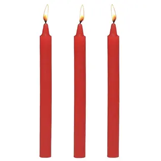master series Fetish Drip Candles 3 Pack - Red