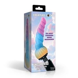 Creature Cocks Unicorn Head Wand Attachment