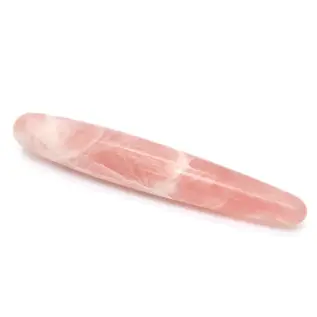 The Heart Slim Rose Quartz Wand