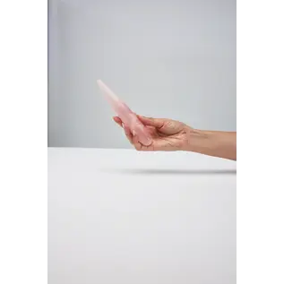 The Heart Slim Rose Quartz Wand