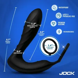 Shockwave E-Stim Plug with C-Ring