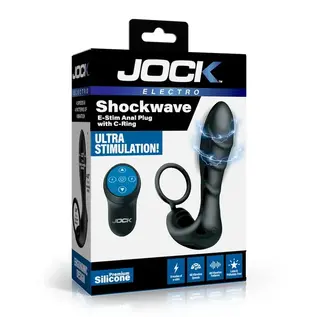 Shockwave E-Stim Plug with C-Ring