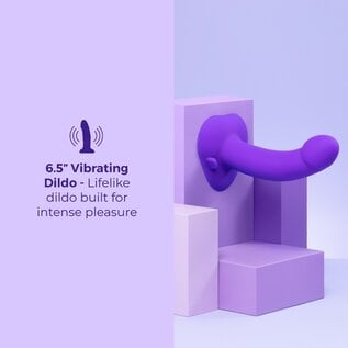 b-vibe canada B-Vibe Vibrating Curved Strap-On Kit
