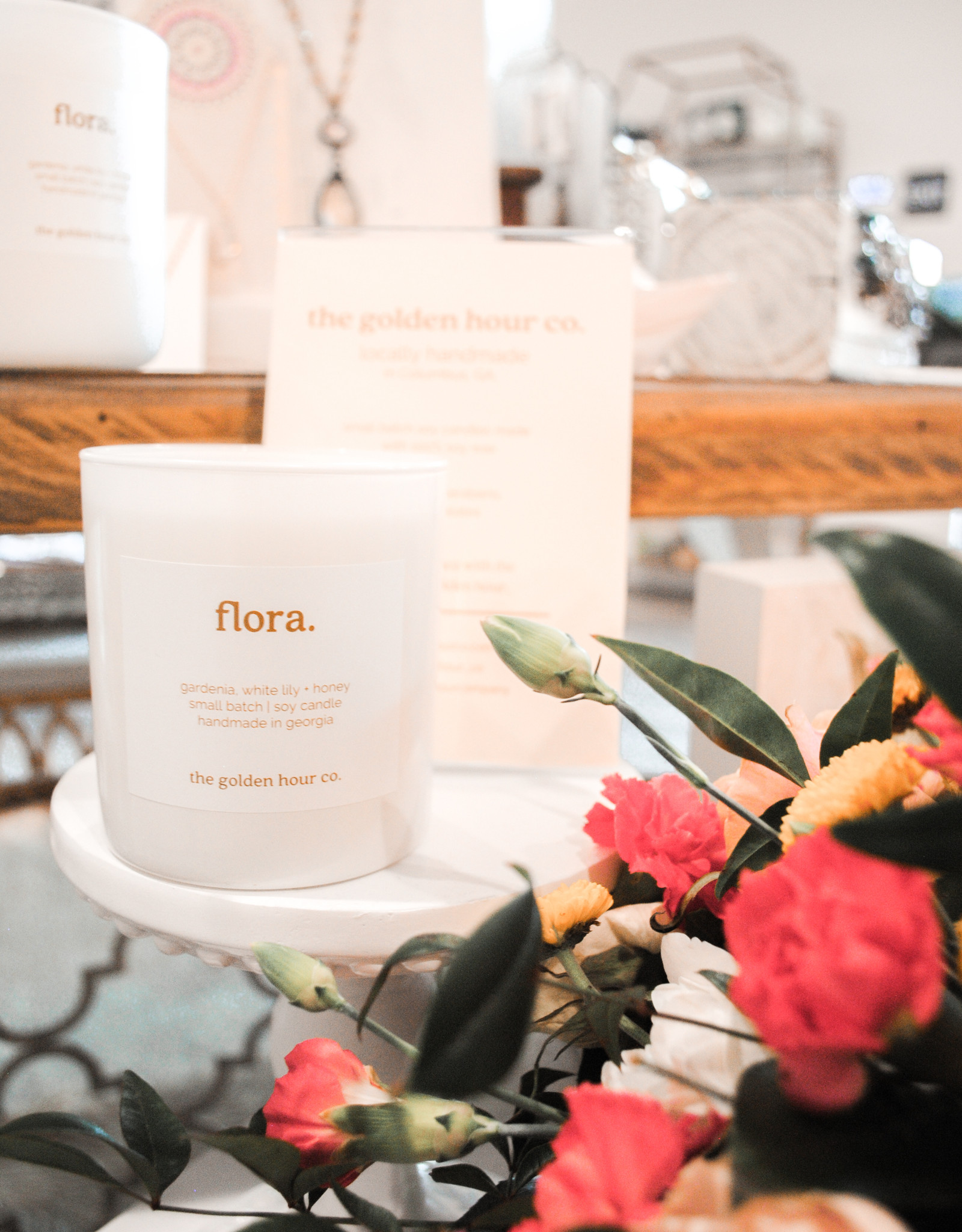 The Golden Hour Small Flora Candle