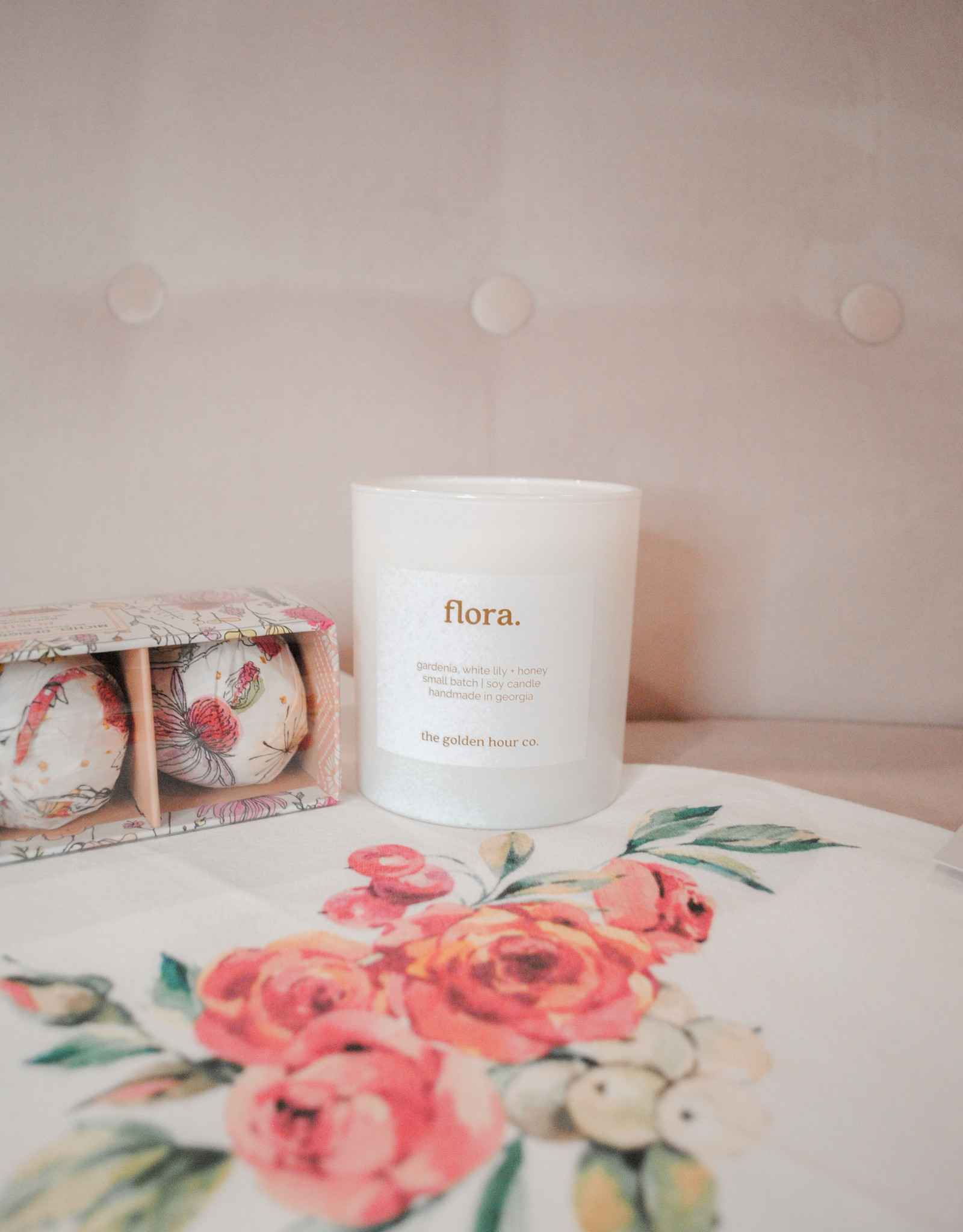 The Golden Hour Small Flora Candle