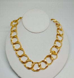 Susan Shaw Large Square Chain Necklace