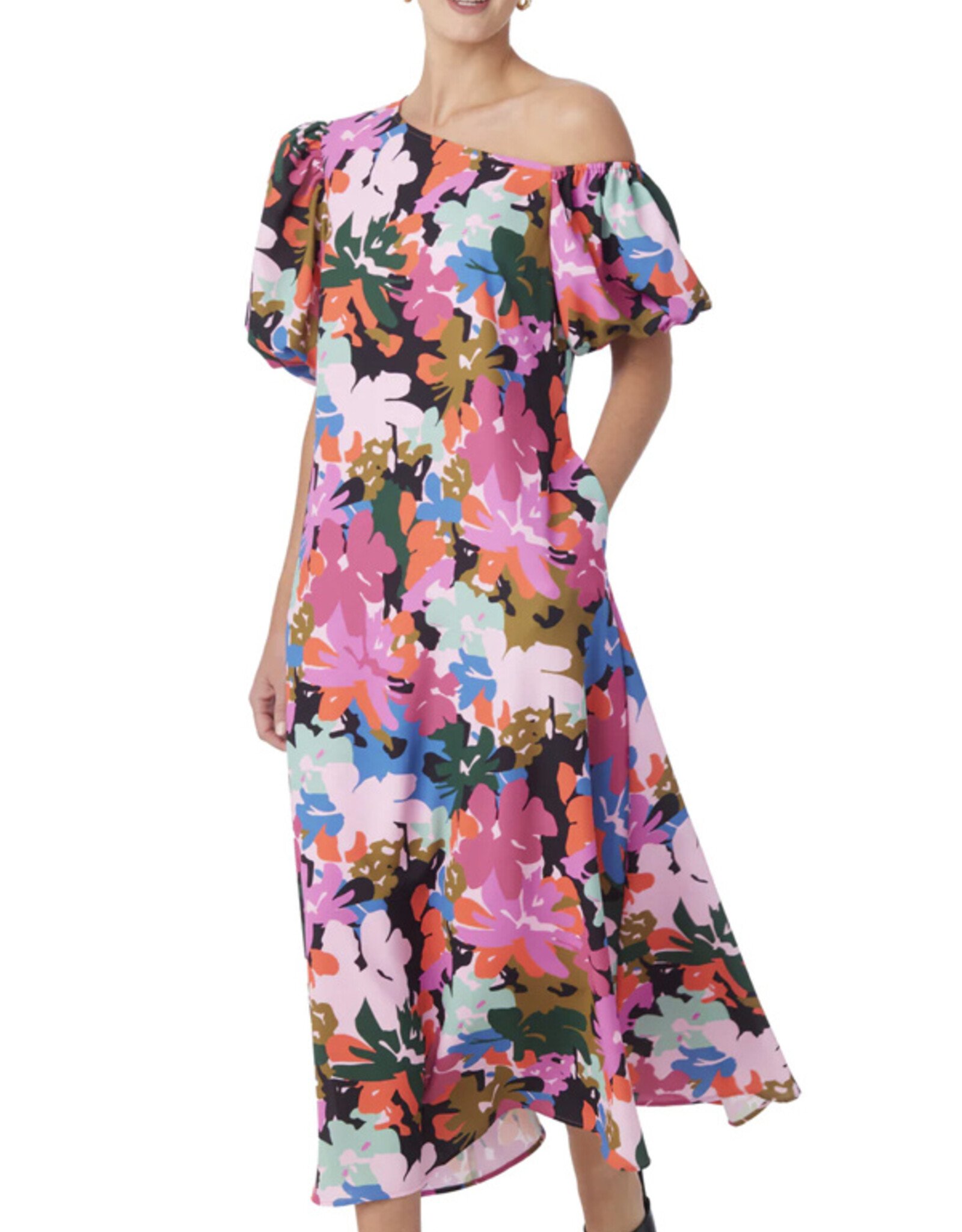 Crosby Art in Bloom Lovett Dress - Magnolia James Boutique