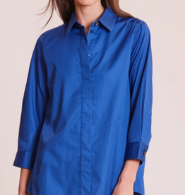 Tyler Boe Ginny Button Back Sapphire Top