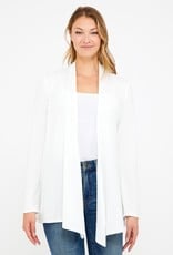 Miss Bliss Open Front Knit Cardigan- Off White