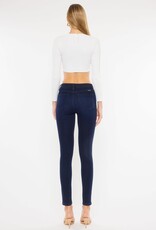 Miss Bliss High Rise Super Skinny Jean- Super Dark