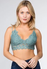 Miss Bliss Lace Bralette- Off White