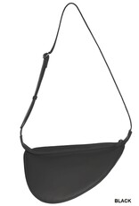 Miss Bliss Slouchy Banana Bag-Black