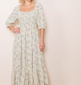 Miss Bliss Sweetheart Floral Maxi Dress