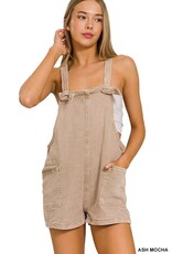 Miss Bliss Washed Knot Romper-