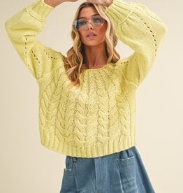 Miss Bliss Tally Sweater *2 Styles*