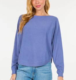 Miss Bliss Straight Neck Pullover-