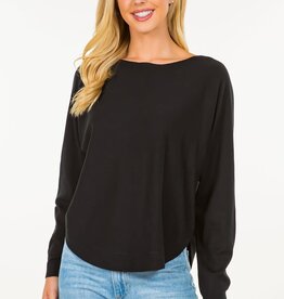 Miss Bliss Straight Neck Pullover-
