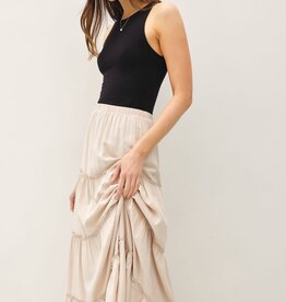 Miss Bliss Tiered Maxi Skirt