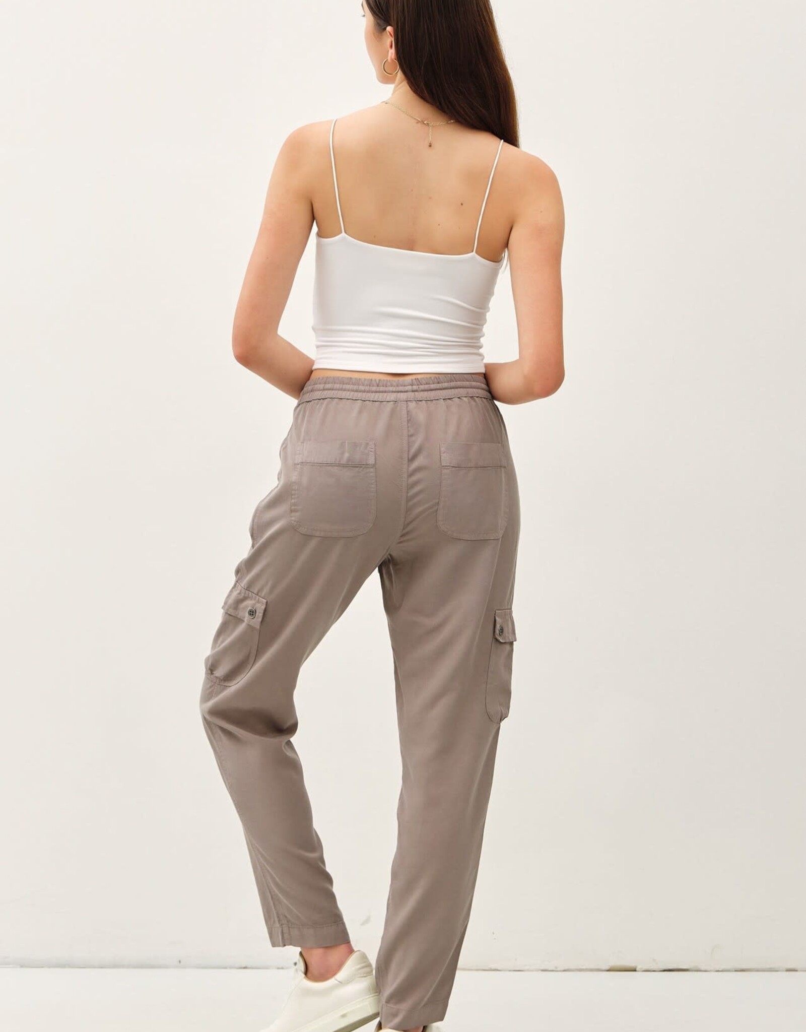 Tencel Cargo Jogging Pants Miss Bliss Boutique