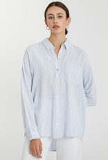Miss Bliss BC Hairline Stripe Button Down Shirt-