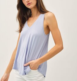 Miss Bliss Soft Core V Neck Tank- 3 COLOURS