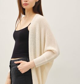 Miss Bliss Dolman Sleeve Open Front Cardigan