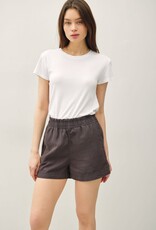 Miss Bliss BC Soft Touch Tencel Ease Shorts-Charcoal