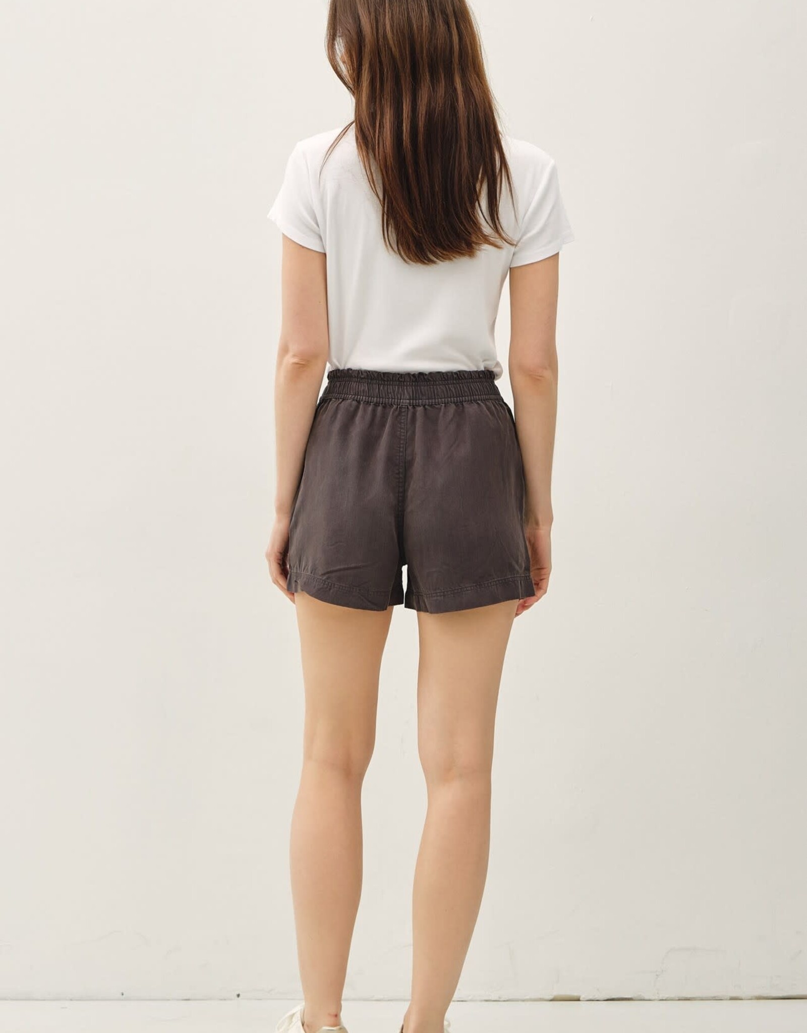 Miss Bliss BC Soft Touch Tencel Ease Shorts-Charcoal