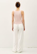 Miss Bliss Soft Core - Basic Full Length Vneck Tank-Blush