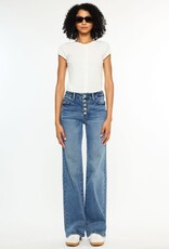 Miss Bliss KanCan High Rise Comfort 90’s Flare Jeans-Med Wash