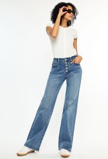 Miss Bliss KanCan High Rise Comfort 90’s Flare Jeans-Med Wash