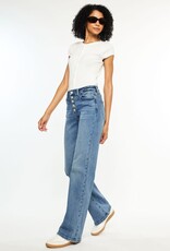 Miss Bliss KanCan High Rise Comfort 90’s Flare Jeans-Med Wash