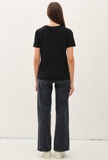 Miss Bliss BC Bamboo/modal Basic Round Neck T Shirt-Black