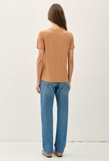 Miss Bliss BC Bamboo/modal Basic Round Neck T Shirt-Cork
