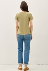 Miss Bliss BC Bamboo/modal Basic Round Neck T Shirt-Fern