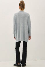 Miss Bliss BC Ultra Soft, Cozy Longsleeve Open Cardigan-H.Grey