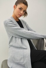 Miss Bliss BC Ultra Soft, Cozy Longsleeve Open Cardigan-H.Grey