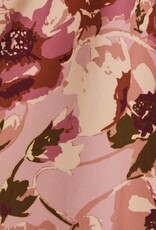 Miss Bliss Gilli R Neck Ls Side Tie Floral Dress-Mauve Floral