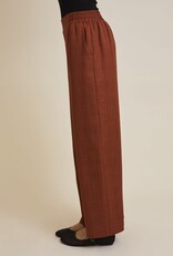 Miss Bliss Gilli Waist Band Wide Leg Pants-Camel