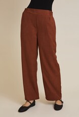 Miss Bliss Gilli Waist Band Wide Leg Pants-Camel
