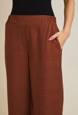 Miss Bliss Gilli Waist Band Wide Leg Pants-Camel