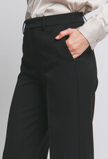 Miss Bliss LT Solid Straight Leg Pants-Black