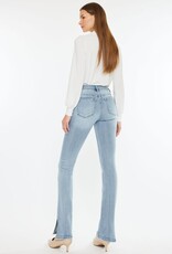 Miss Bliss KC Mid Rise Y2K Boot Cut Jeans- Medium Wash