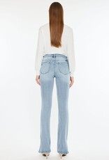 Miss Bliss KC Mid Rise Y2K Boot Cut Jeans- Medium Wash