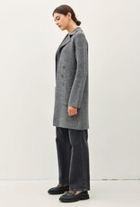 Miss Bliss BC Open Basic Sweater Coat W pocket-Charc