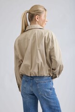 Miss Bliss M&E Zip Up Elastic Hem Lt Weight Jacket